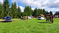 Wspólne ćwiczenia strażaków w Pasłęku. „To doskonalenie taktyki ratowniczej”